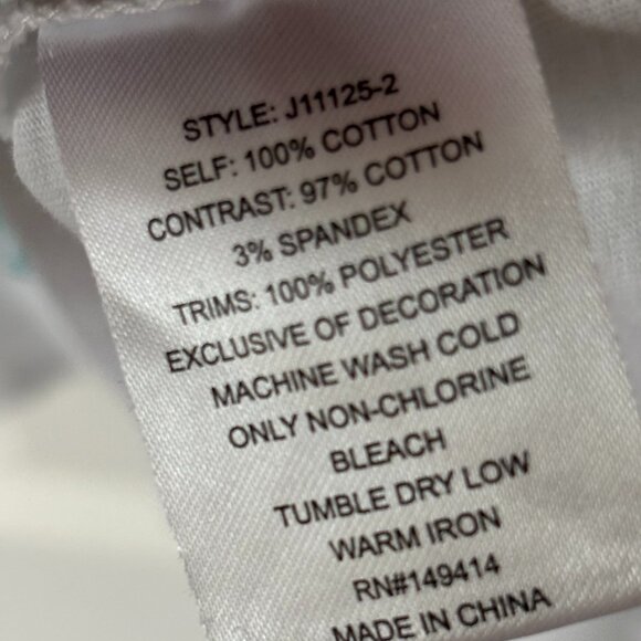 Johnny Was Crew Neck Tee Shirt - Picture 9 of 14